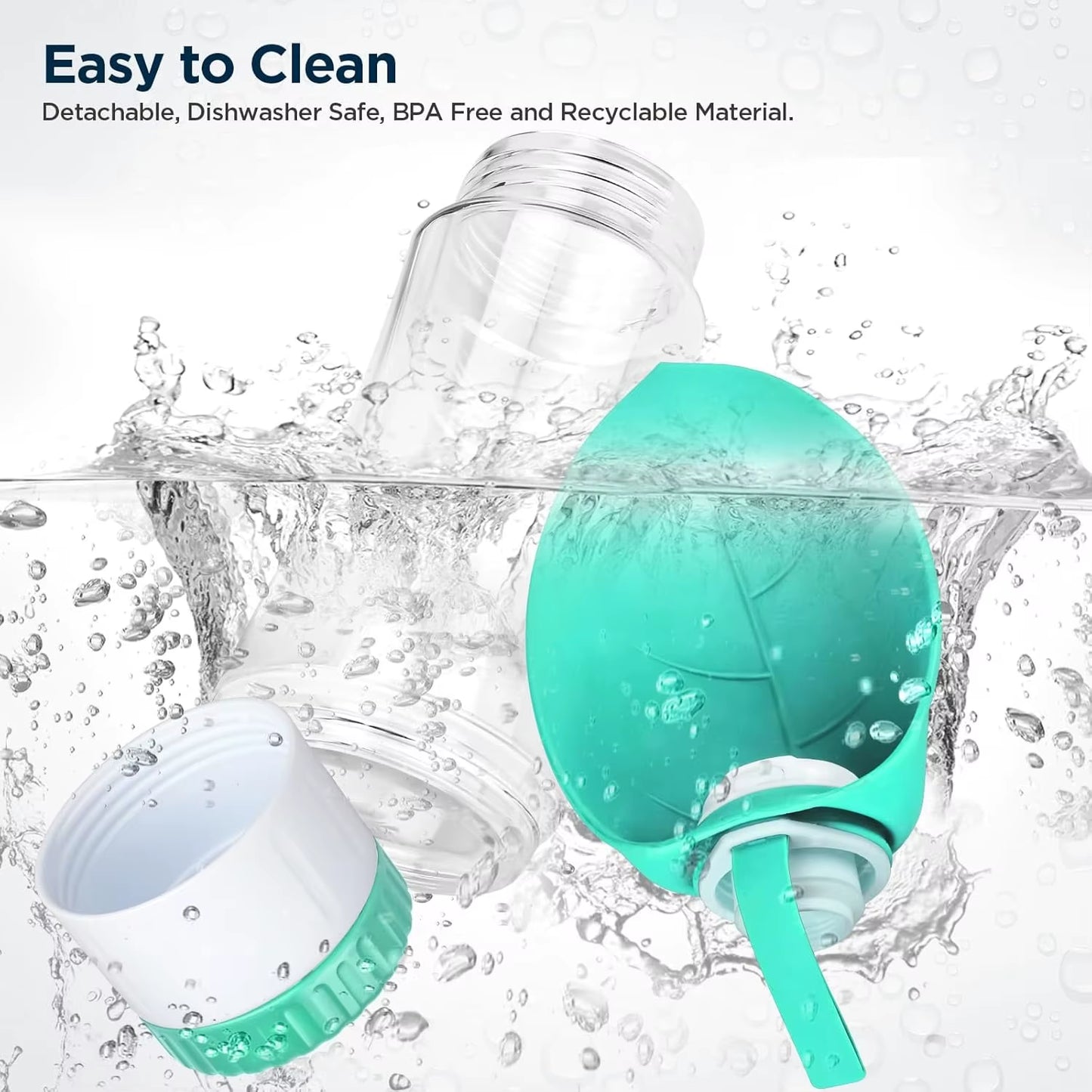 330Ml Water 110Ml Dog Water Bottle Dispenser for Walking Food Leak Proof Portable Outdoor Hiking, Travel for Puppy Water Bottle