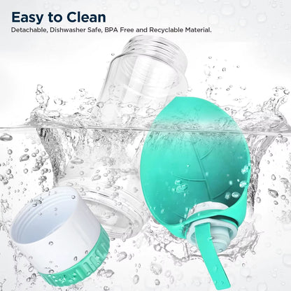 330Ml Water 110Ml Dog Water Bottle Dispenser for Walking Food Leak Proof Portable Outdoor Hiking, Travel for Puppy Water Bottle